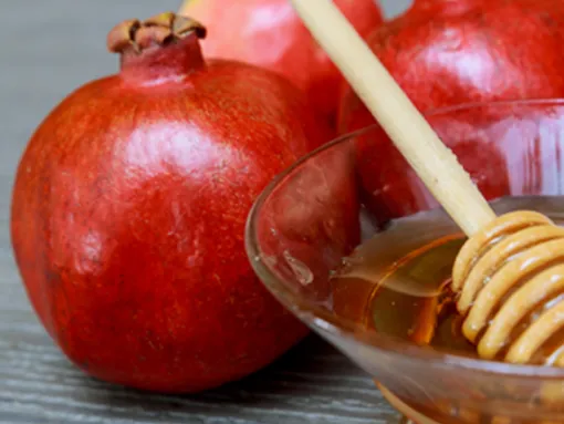 Honey and pomegranate