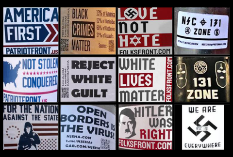 White Supremacist Propaganda Spikes in 2020