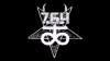 The logo for 764 in gray text over the Leviathan Cross, also known as Satan's Cross.