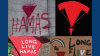Collage of Hamas and other antizionist symbols and imagery